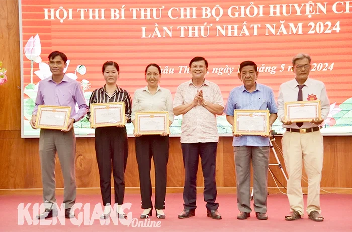 Huyện Châu Thành tổ chức hội thi bí thư chi bộ giỏi